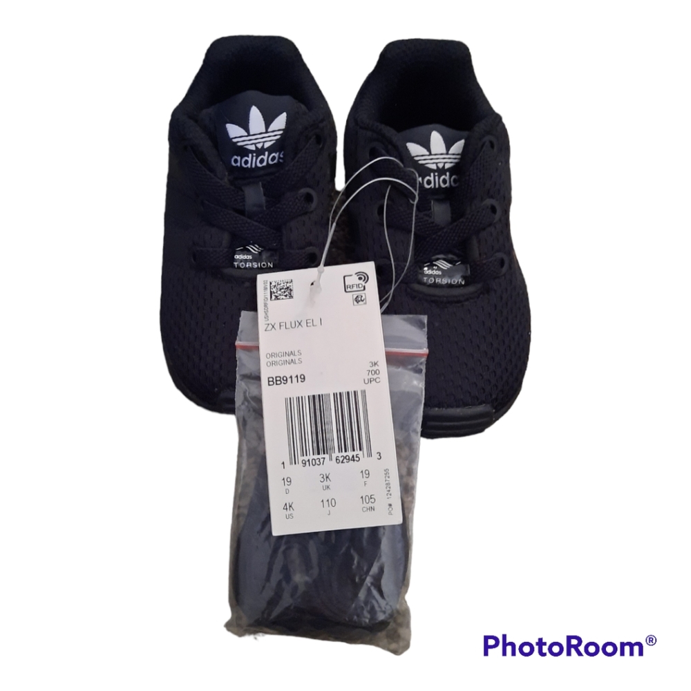Adidas ZX Flux Core Black Toddler Kids